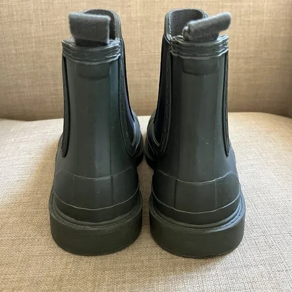 Hunter Chelsea Short Rain Boots Women's Size 8 Dark Hunter Green - Picture 6 of 13